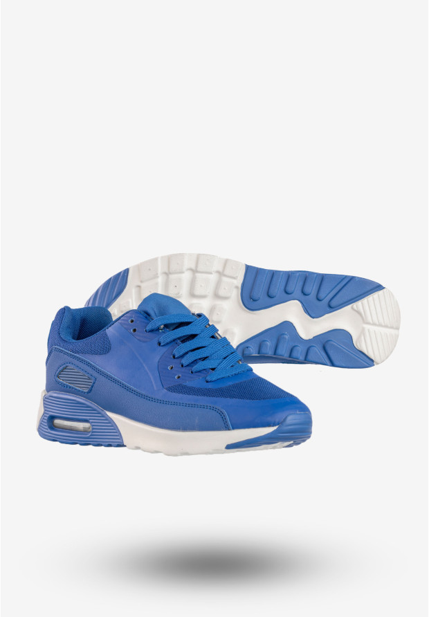 Sneakersy Damskie  Sportowe Buty Na Codzień Niebieskie DN6-8