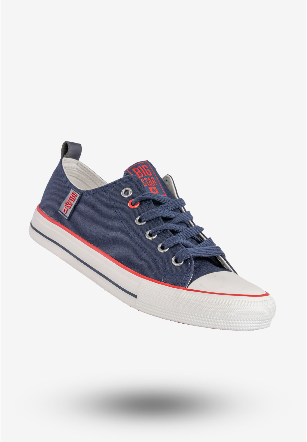 Trampki Damskie BIG STAR Sportowe Buty Klasyczne Granatowe JJ274121