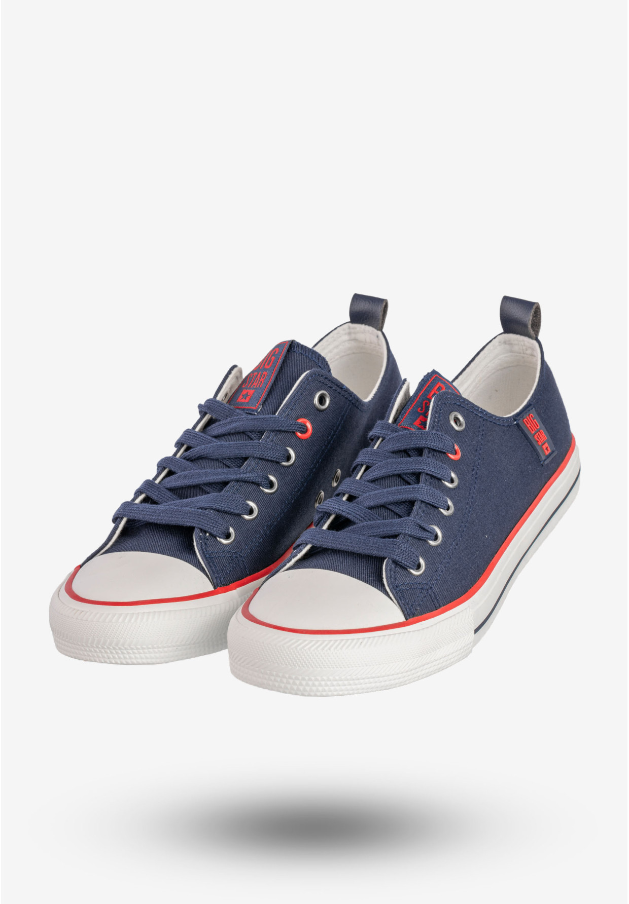 Trampki Damskie BIG STAR Sportowe Buty Klasyczne Granatowe JJ274121