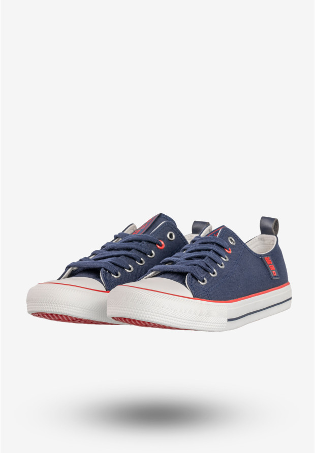 Trampki Damskie BIG STAR Sportowe Buty Klasyczne Granatowe JJ274121