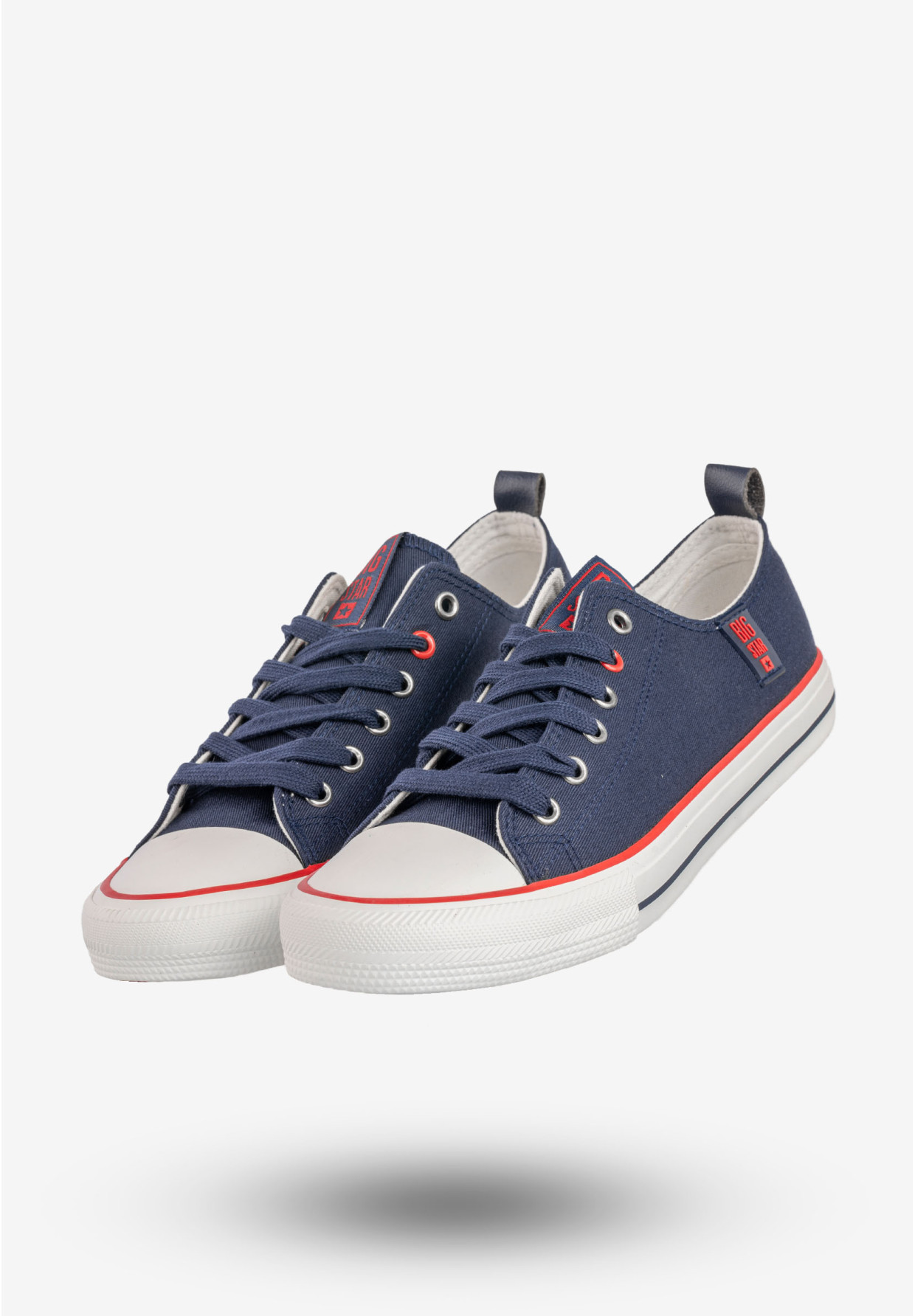 Trampki Damskie BIG STAR Sportowe Buty Klasyczne Granatowe JJ274121