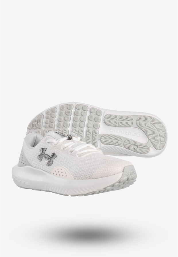 Sneakersy Męskie Under Armour Sportowe Buty Białe UA Charged Surge 4