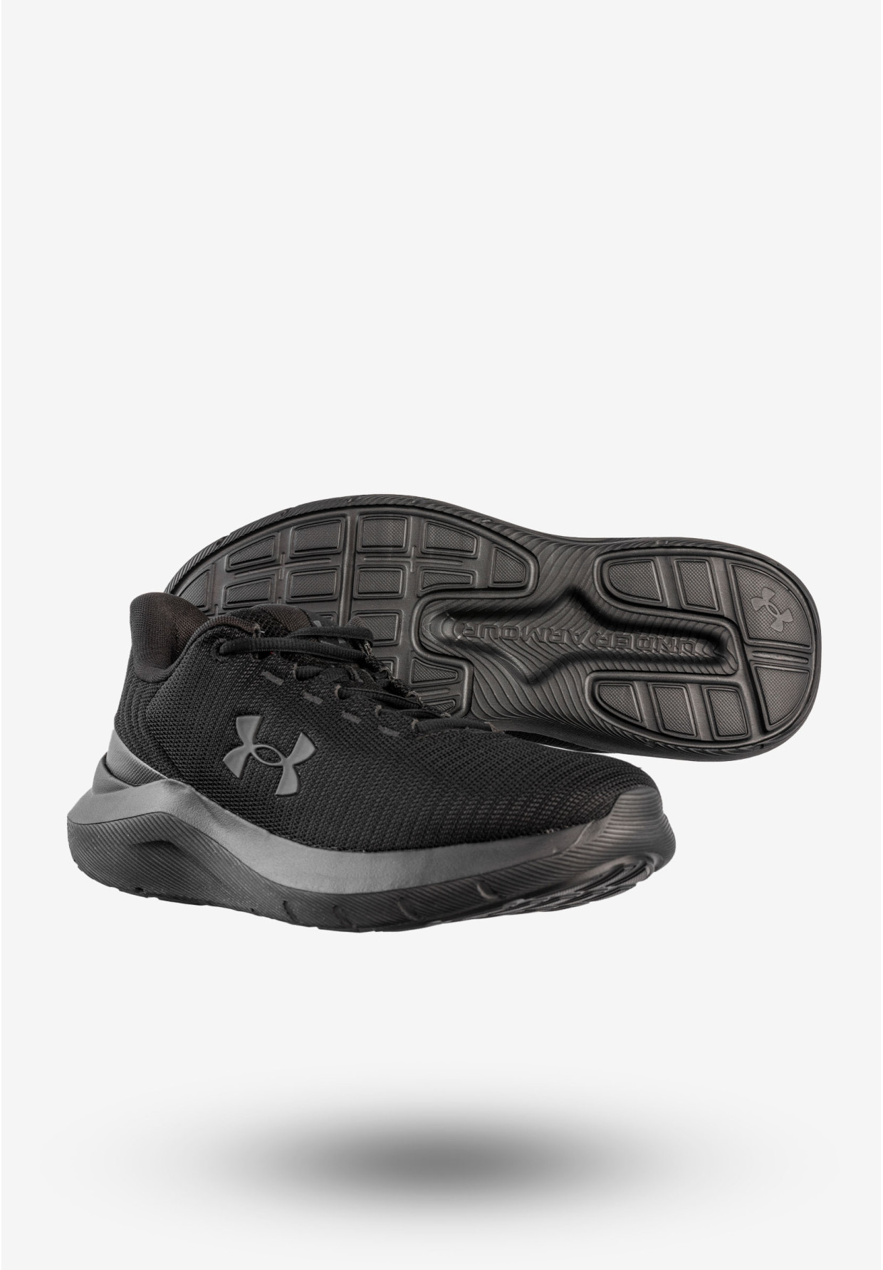 Sneakersy Męskie Under Armour Sportowe Buty Czarne UA Phade RN 3
