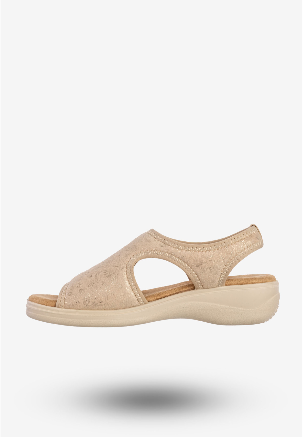 Sandały Damskie Buty Wsuwane Wygodne Na Wiosnę Lato Złote Potocki 25-24306GD