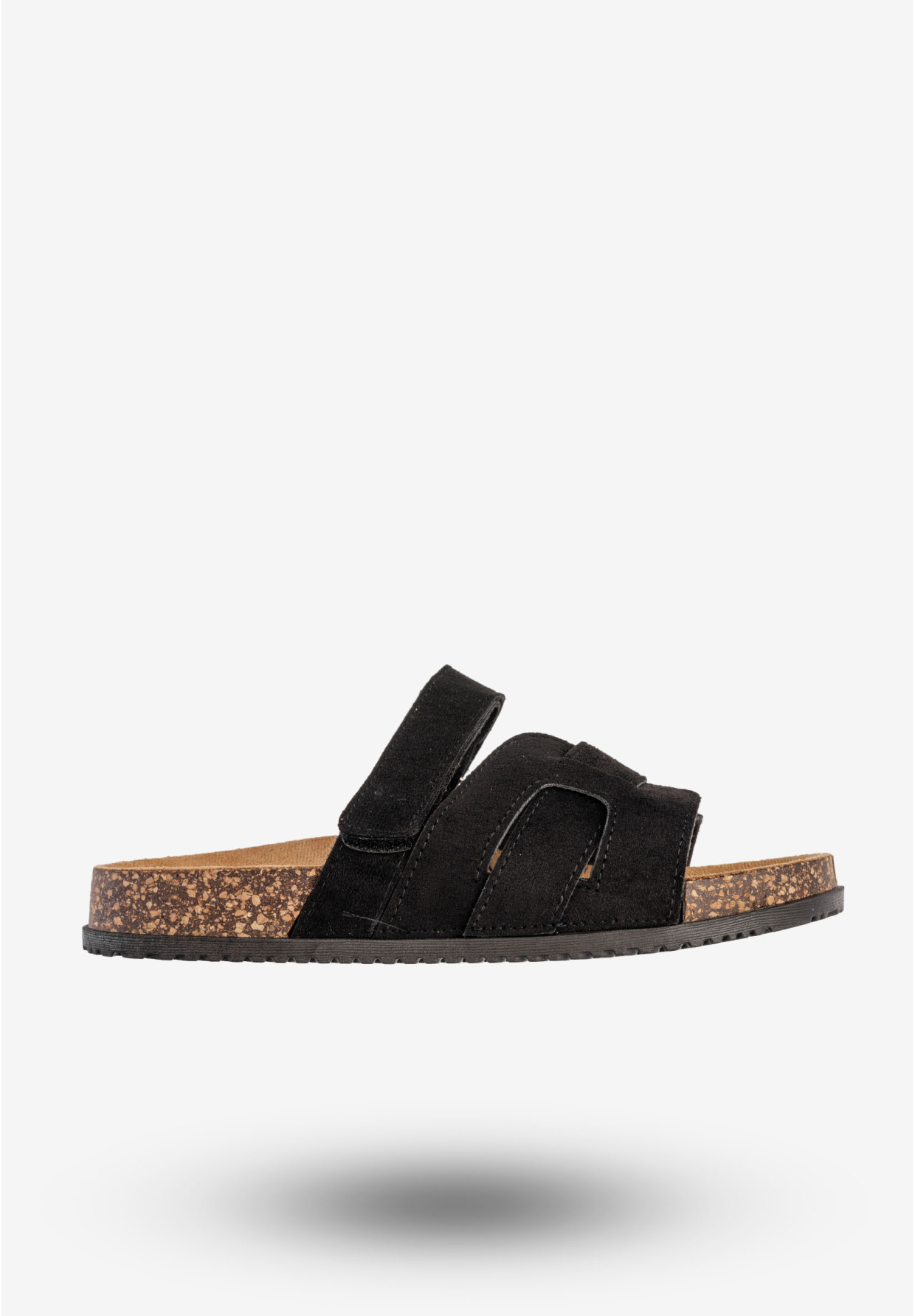 Klapki Damskie Buty Eleganckie Płaski Obcas Wygodne Czarne Potocki 25-17305BK