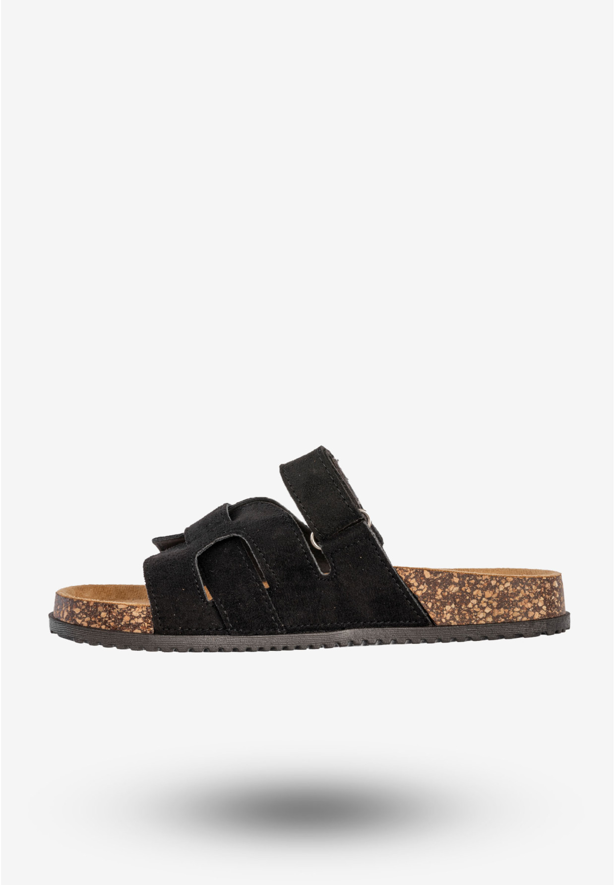 Klapki Damskie Buty Eleganckie Płaski Obcas Wygodne Czarne Potocki 25-17305BK