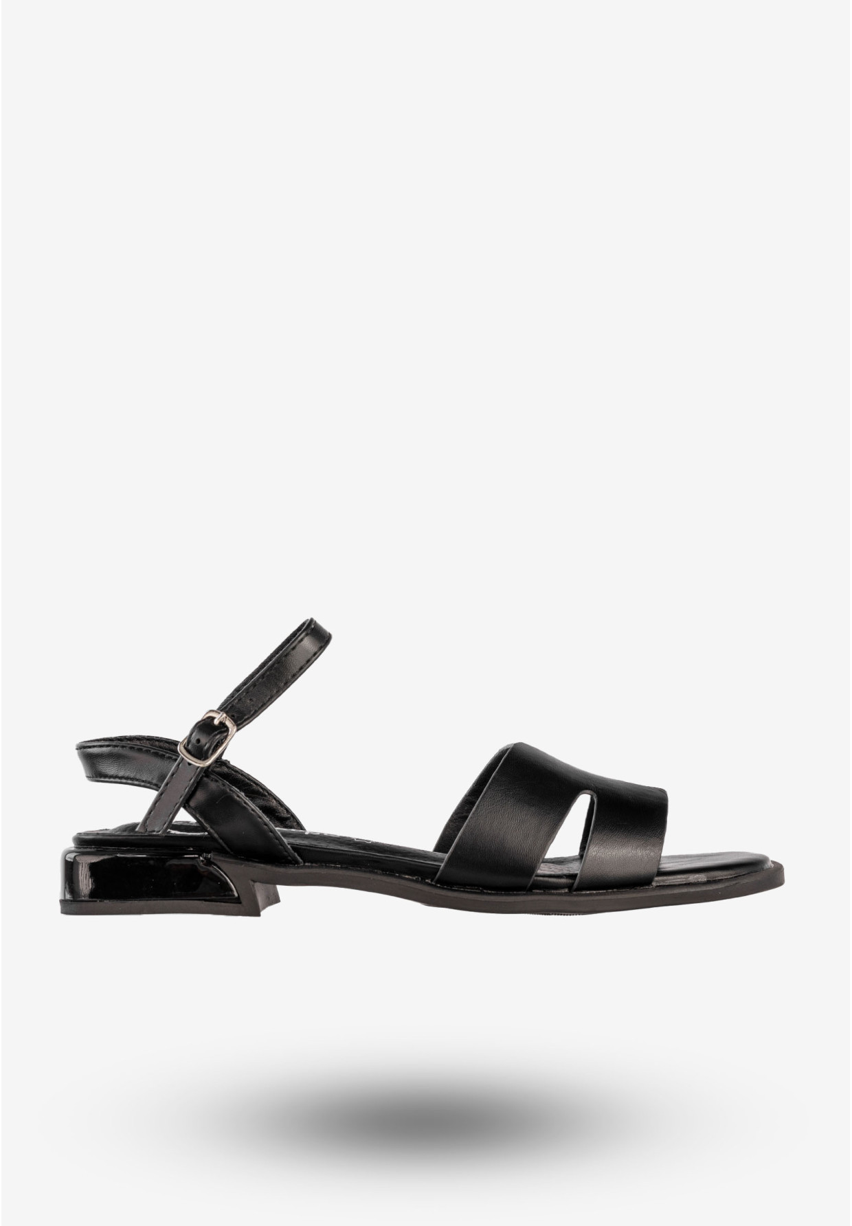 Sandały Damskie Ekoskóra Buty Eleganckie Modne Czarne Filippo DS6979/25BK