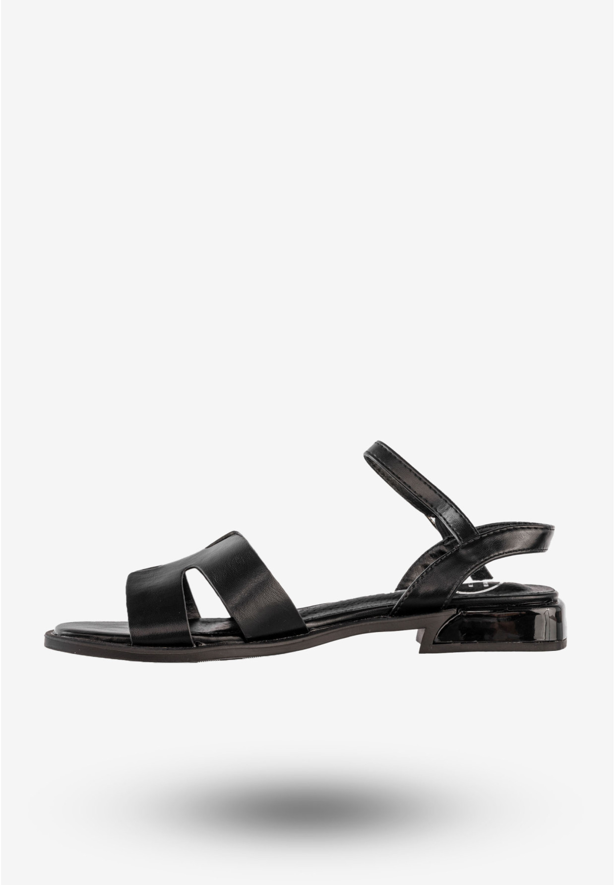 Sandały Damskie Ekoskóra Buty Eleganckie Modne Czarne Filippo DS6979/25BK