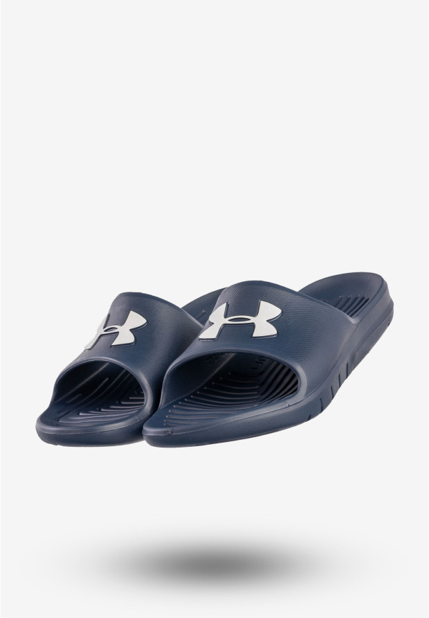 Klapki Męskie Under Armour Buty Klasyczne Sportowe Granatowe UA Core PTH SL