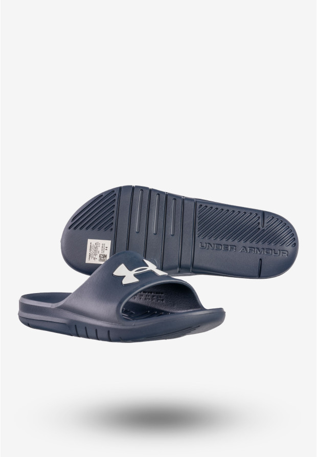 Klapki Męskie Under Armour Buty Klasyczne Sportowe Granatowe UA Core PTH SL