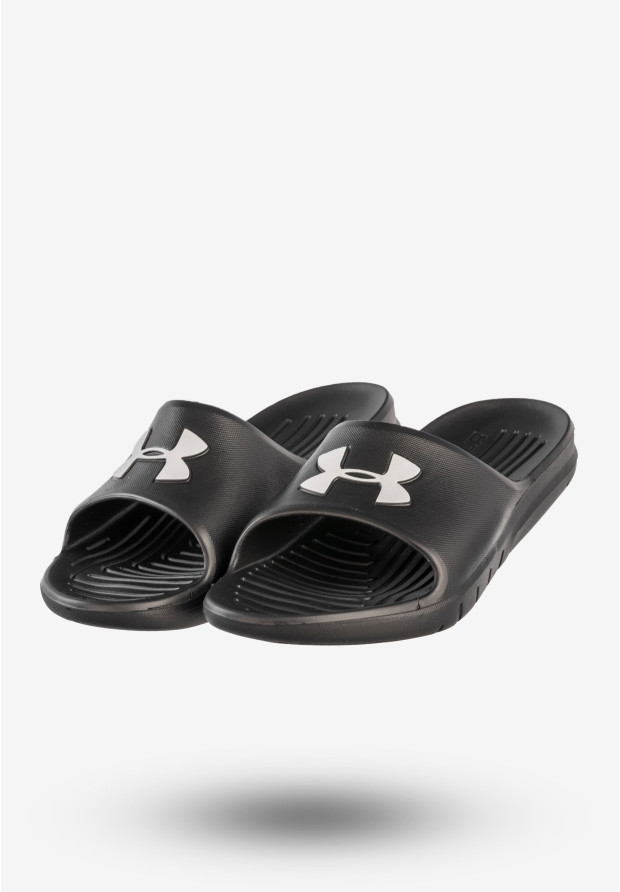 Klapki Męskie Under Armour Buty Klasyczne Sportowe Czarne UA Core PTH SL