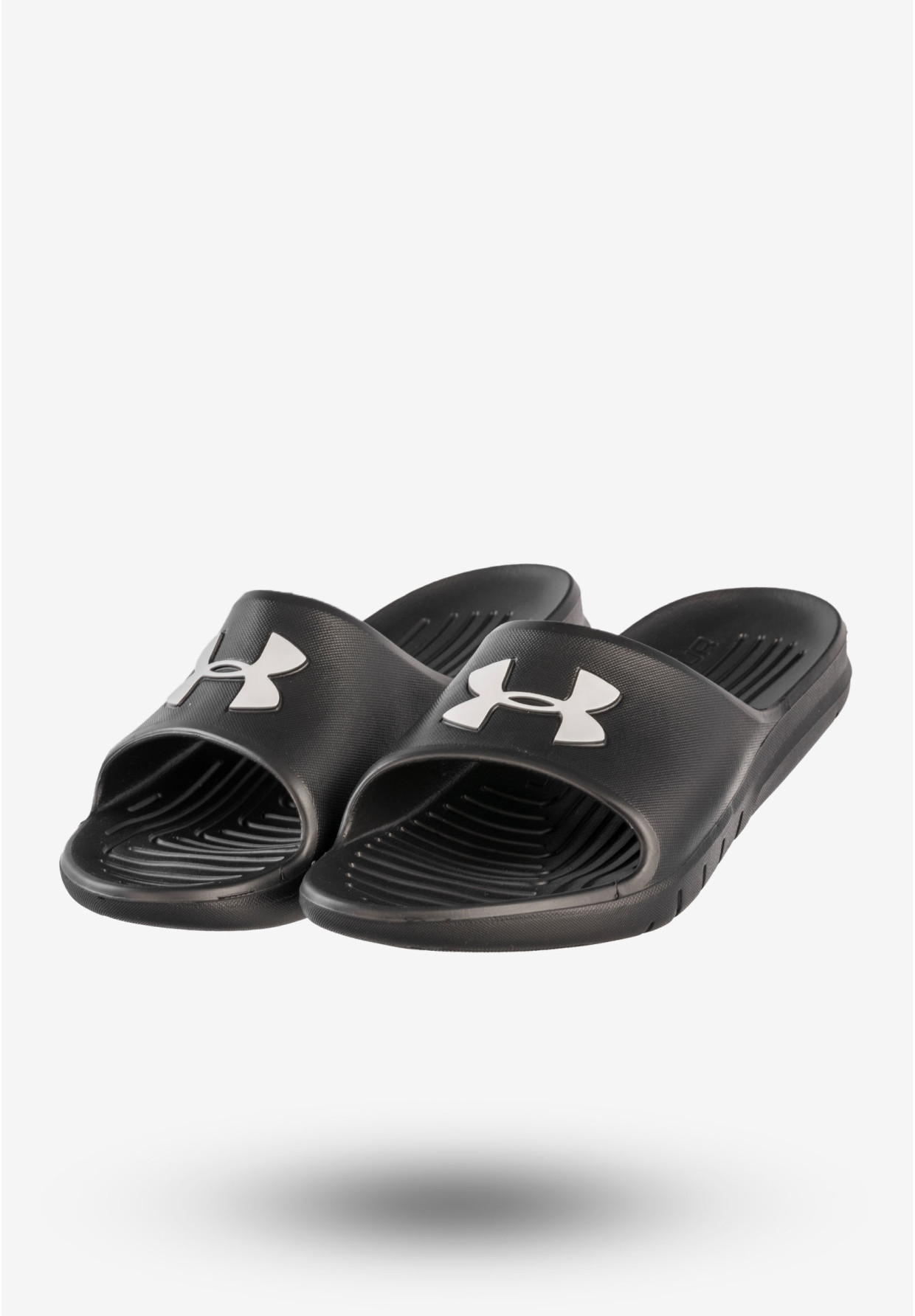 Klapki Męskie Under Armour Buty Klasyczne Sportowe Czarne UA Core PTH SL