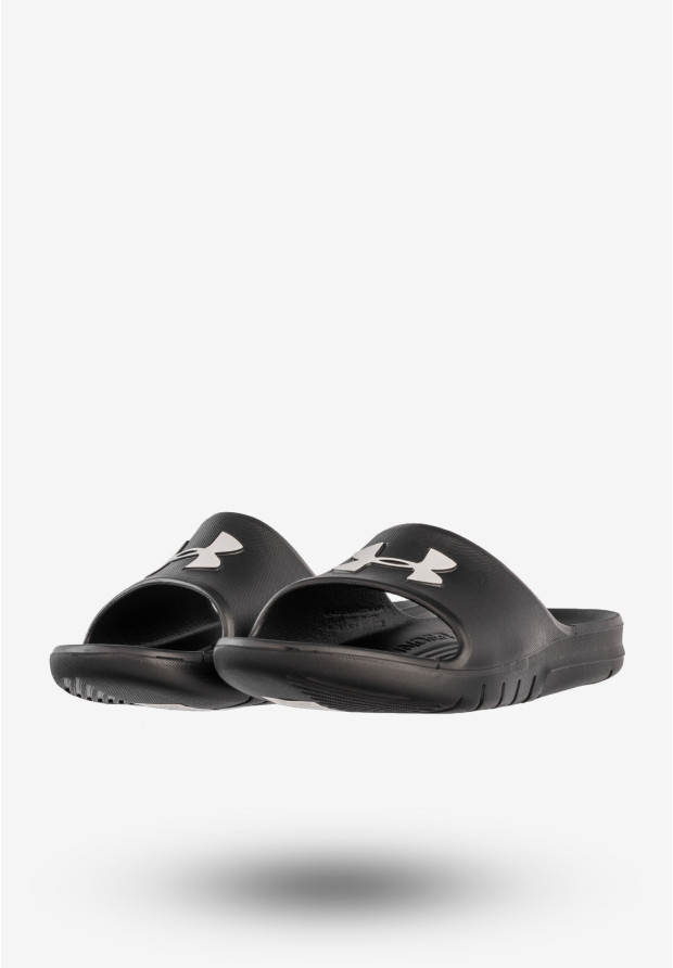 Klapki Męskie Under Armour Buty Klasyczne Sportowe Czarne UA Core PTH SL