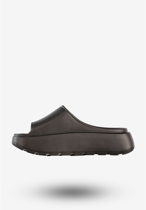 Klapki Damskie BIG STAR Sportowe Buty Na Platformie Czarne RR274A567