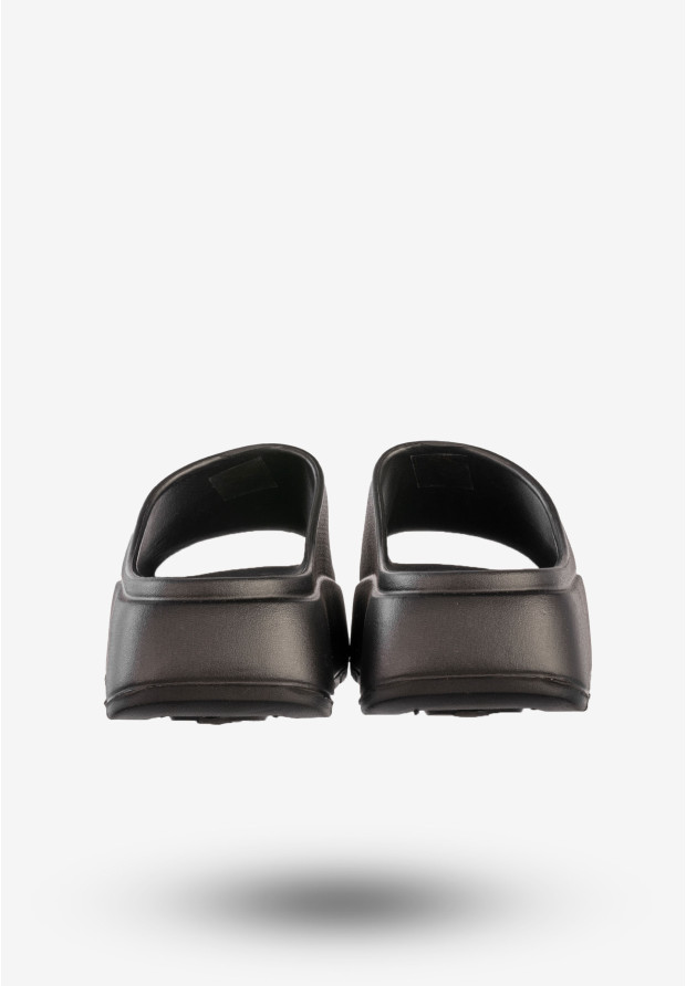 Klapki Damskie BIG STAR Sportowe Buty Na Platformie Czarne RR274A567