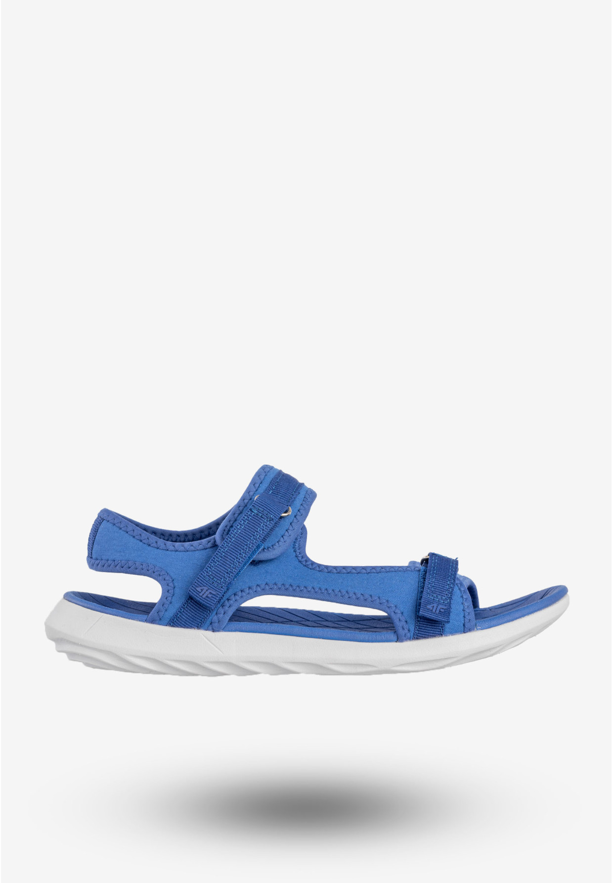Sandały Damskie 4F Buty Sportowe Na Rzepy Niebieskie H4L20-SAD001