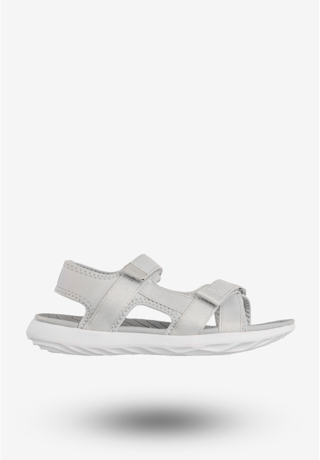 Sandały Damskie 4F Buty Sportowe Na Rzepy Szare 4FSS23FSANF014