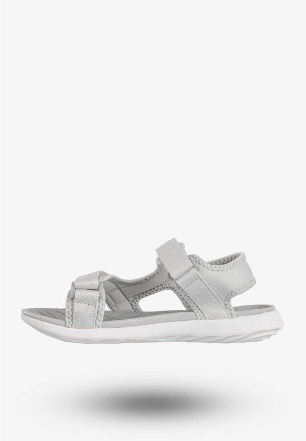 Sandały Damskie 4F Buty Sportowe Na Rzepy Szare 4FSS23FSANF014