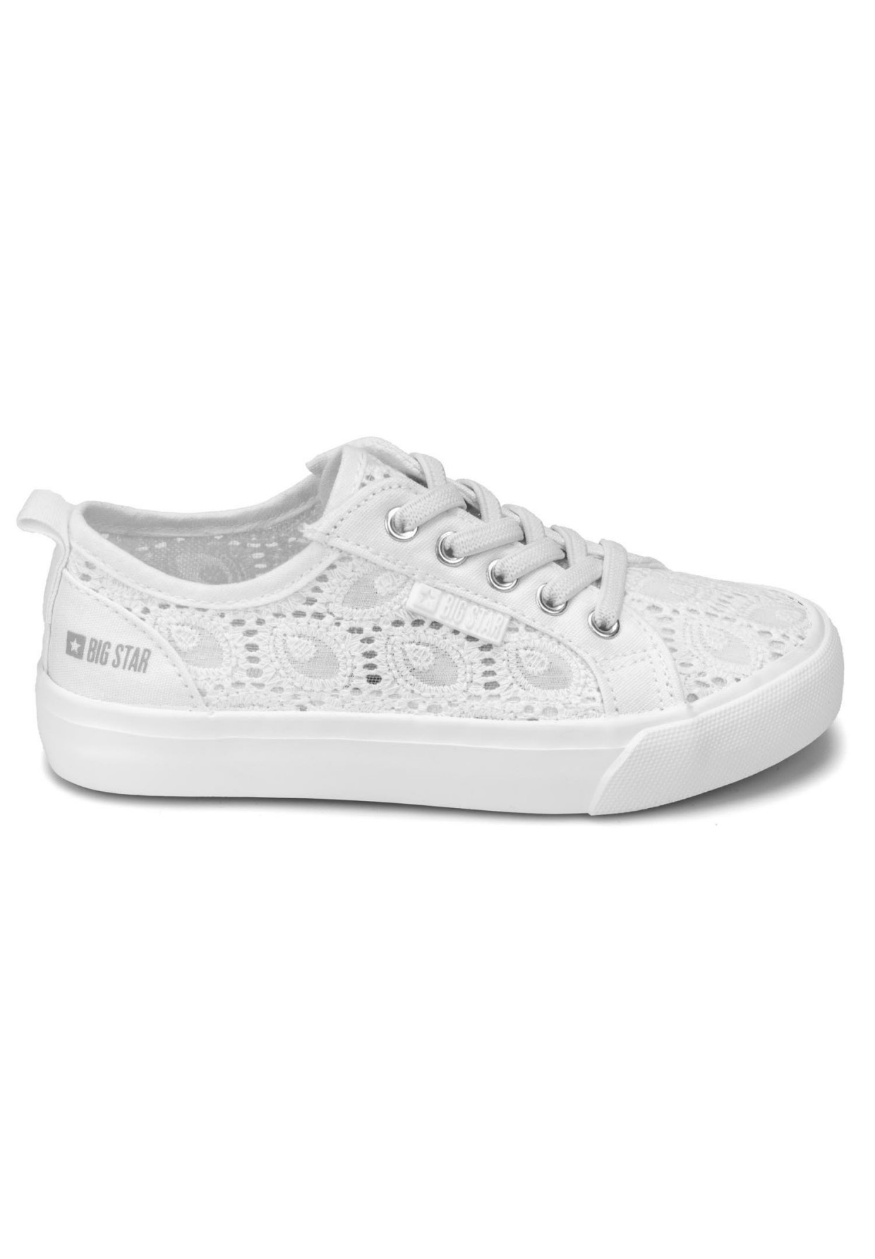 Trampki dla dziewczynki Big Star koronkowe JJ374012