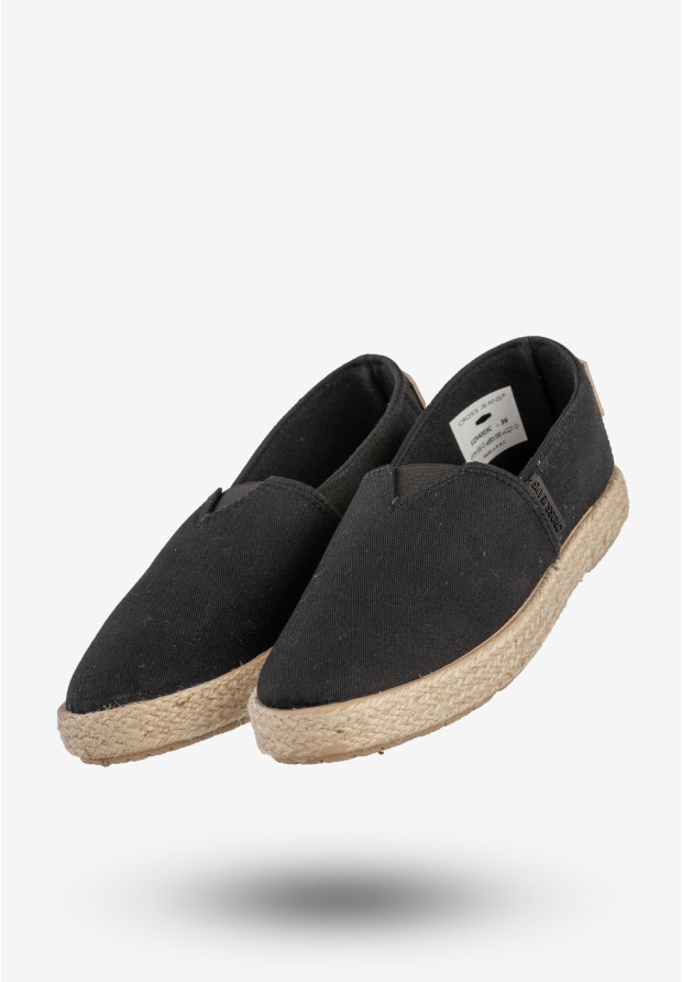 Espadryle Damskie Cross Jeans Buty Wsuwane Półbuty Czarne JJ2R4003C