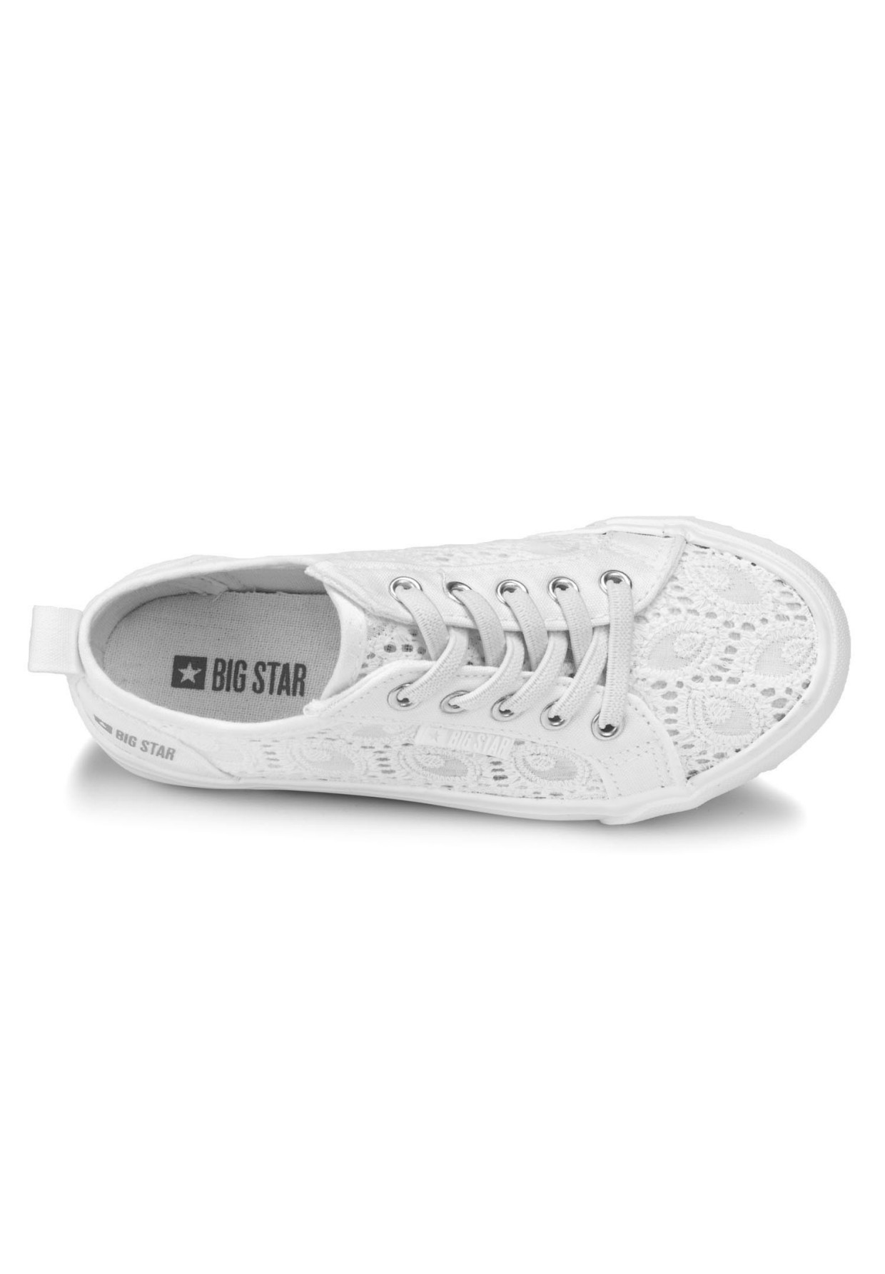 Trampki dla dziewczynki Big Star koronkowe JJ374012