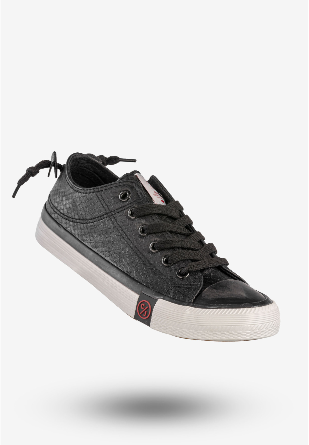 Trampki Damskie Cross Jeans Buty Sportowe Półbuty Czarne DD2R4060