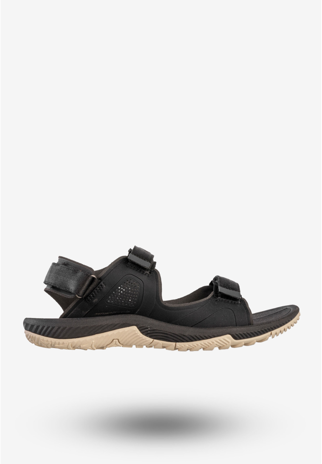 Sandały Damskie 4F Buty Sportowe Na Rzepy Grafitowe 4FSS23FSANF016