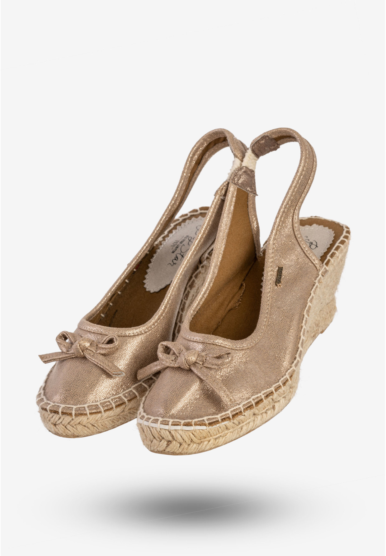 Sandały Damskie BIG STAR Ekoskóra Buty Na Koturnie Brązowe W274547