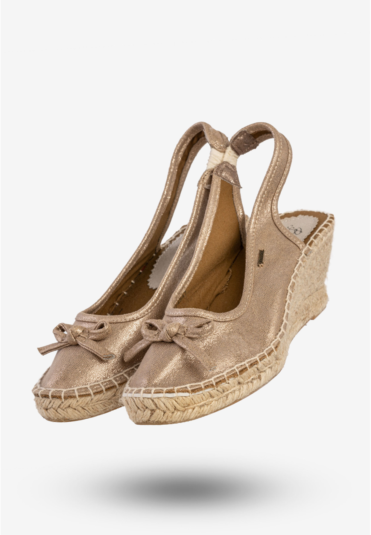 Sandały Damskie BIG STAR Ekoskóra Buty Na Koturnie Brązowe W274547