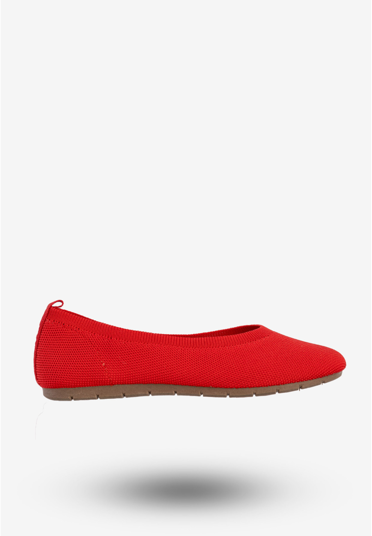 Baleriny Damskie BIG STAR Buty Wsuwane Na Wiosnę Lato Czerwone FF274A491