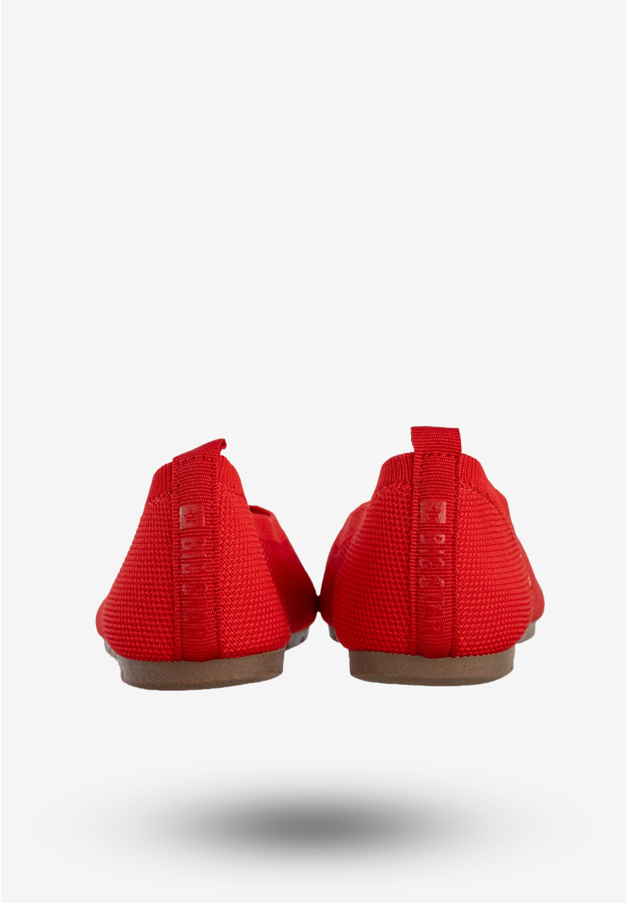 Baleriny Damskie BIG STAR Buty Wsuwane Na Wiosnę Lato Czerwone FF274A491