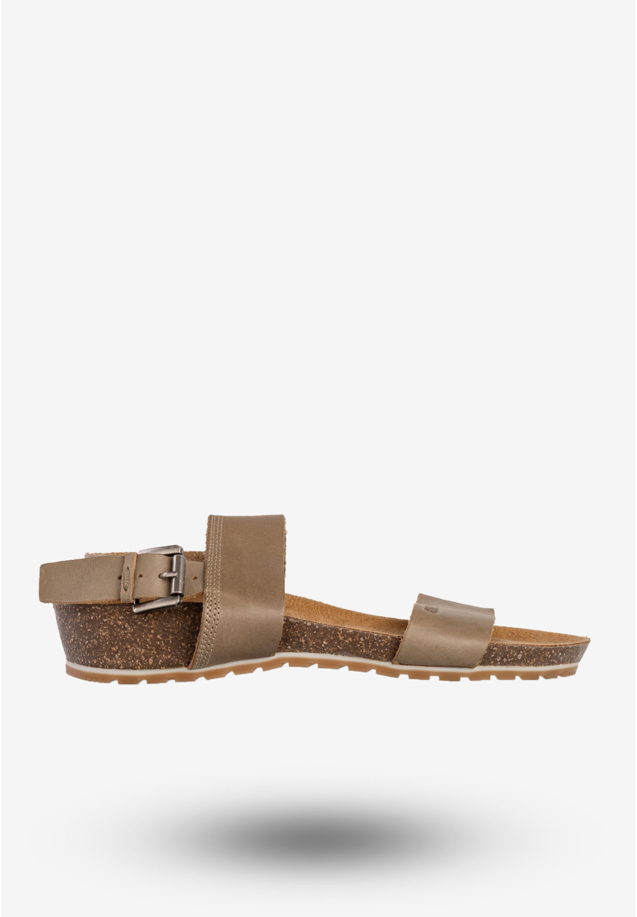 Sandały Damskie BIG STAR Skórzane Buty Wygodne Szare DD274A014