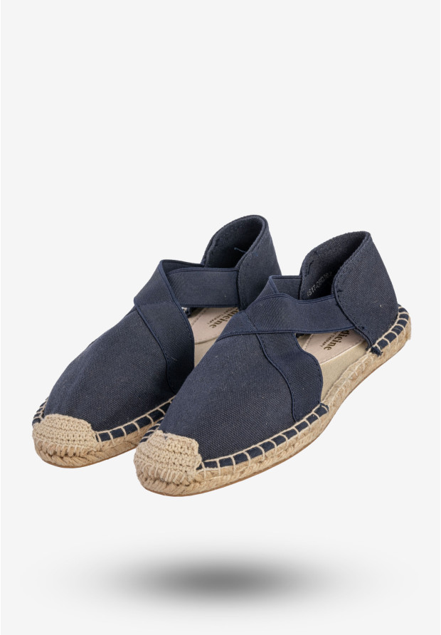 Espadryle Damskie Buty Lekkie Wygodne Granatowe Medicine