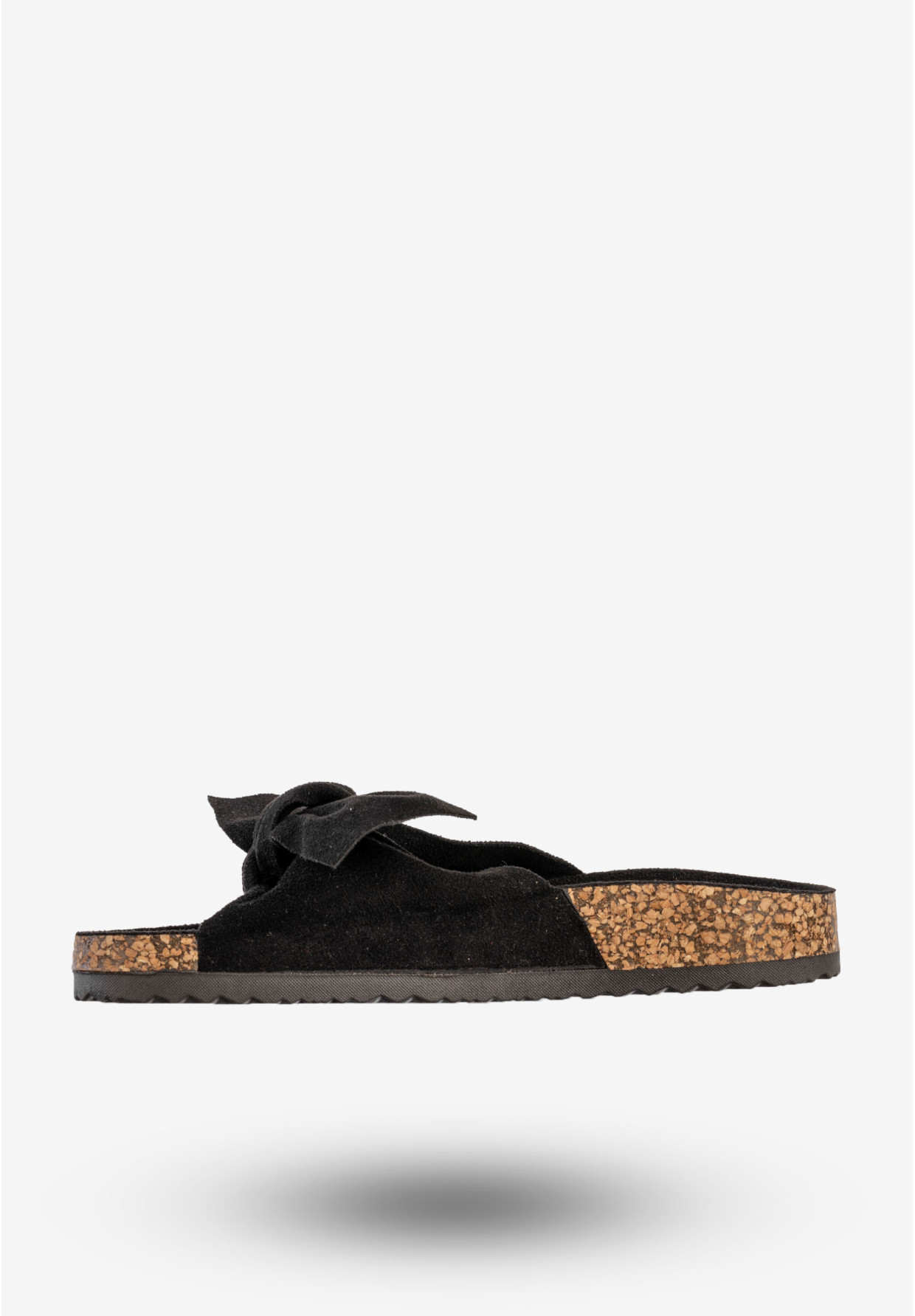 Klapki Damskie Z Kokardą Stylowe Buty Na Lato Czarne Seastar CK02P