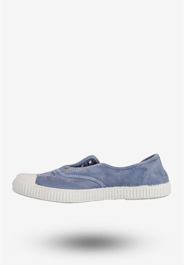 Trampki Damskie BIG STAR Wsuwane Buty Na Co Dzień Niebieskie Y273002
