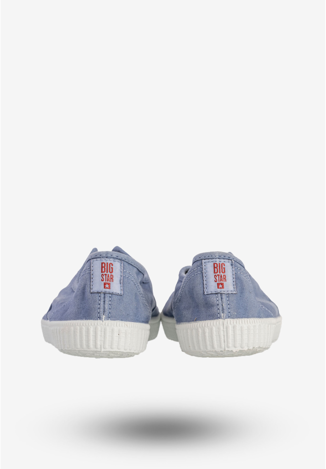 Trampki Damskie BIG STAR Wsuwane Buty Na Co Dzień Niebieskie Y273002