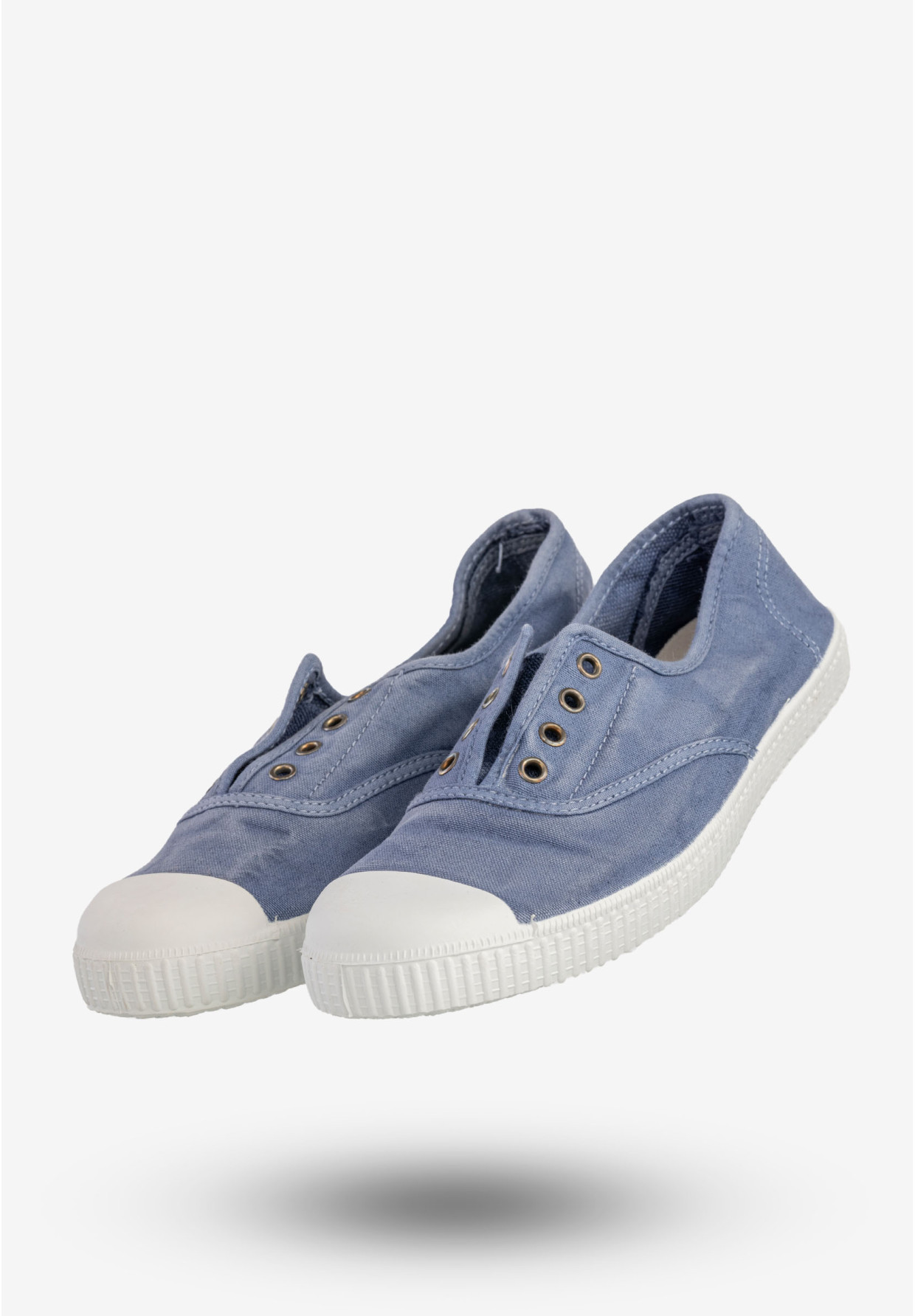 Trampki Damskie BIG STAR Wsuwane Buty Na Co Dzień Niebieskie Y273002