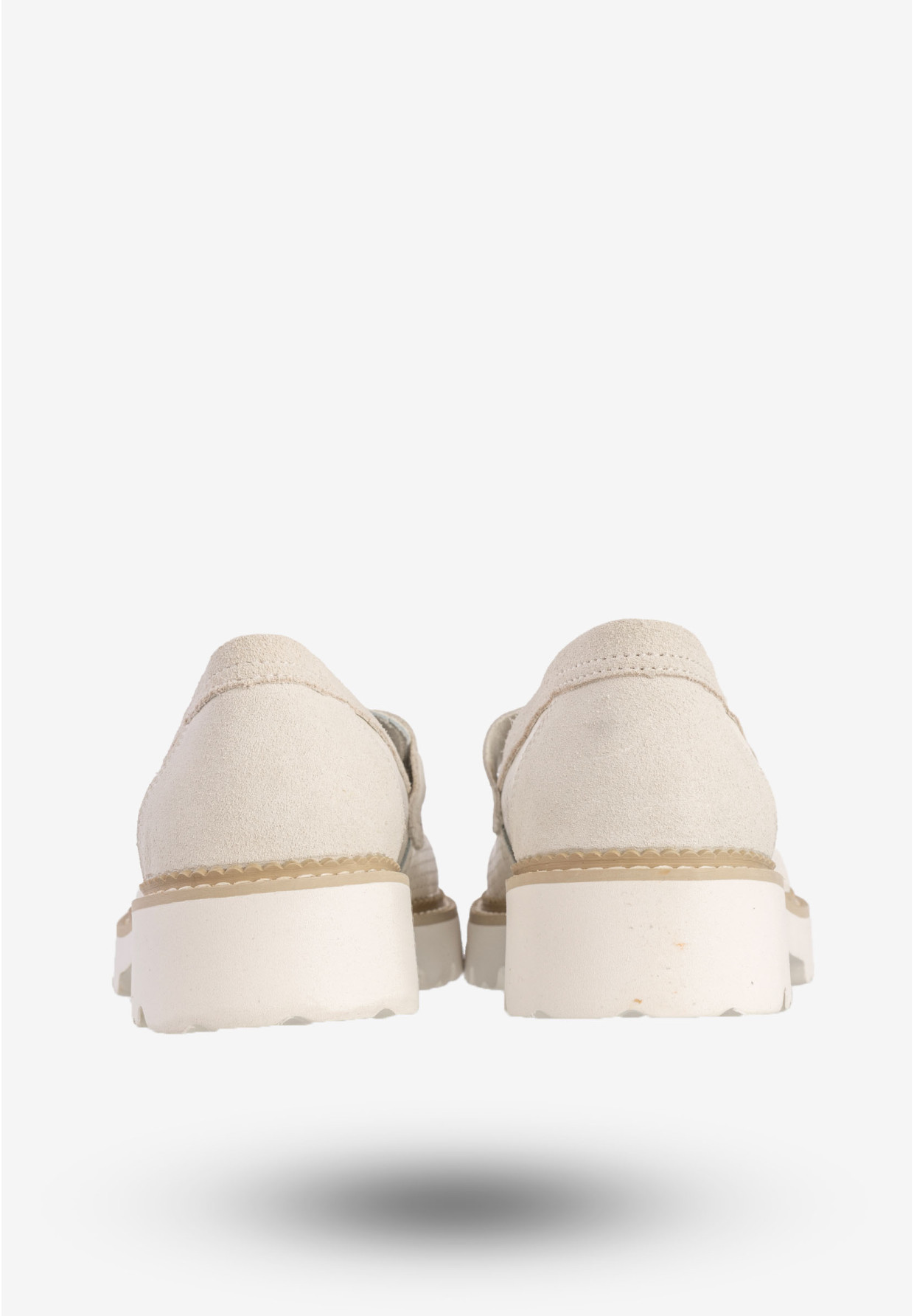 Mokasyny Damskie Skórzane Eleganckie Buty Półbuty Białe Filippo DP6090/24WH