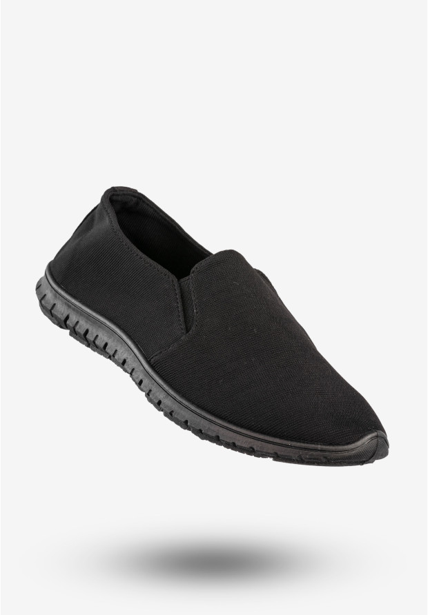 Sneakersy Damskie Wsuwane Buty Sportowe Półbuty Czarne Bella Paris CB859