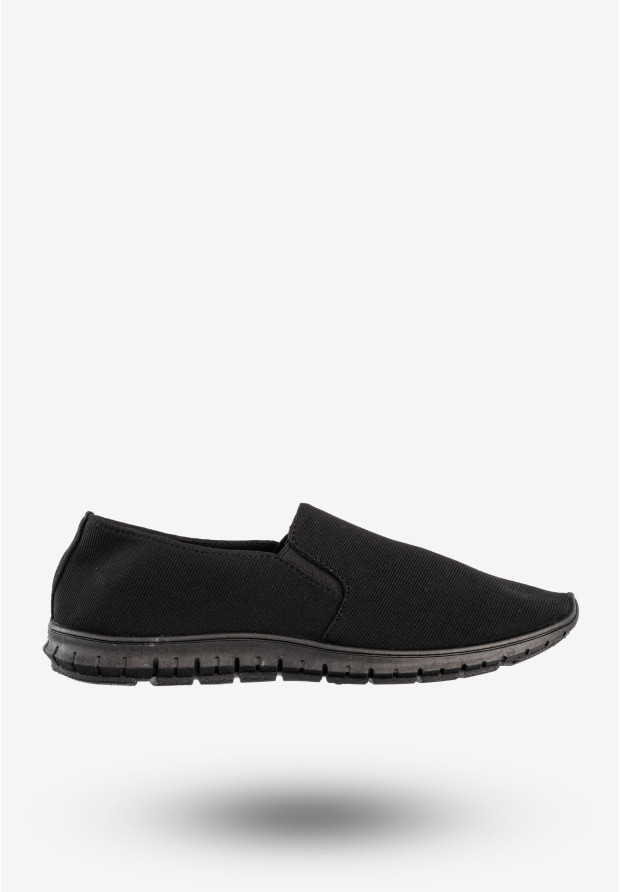 Sneakersy Damskie Wsuwane Buty Sportowe Półbuty Czarne Bella Paris CB859