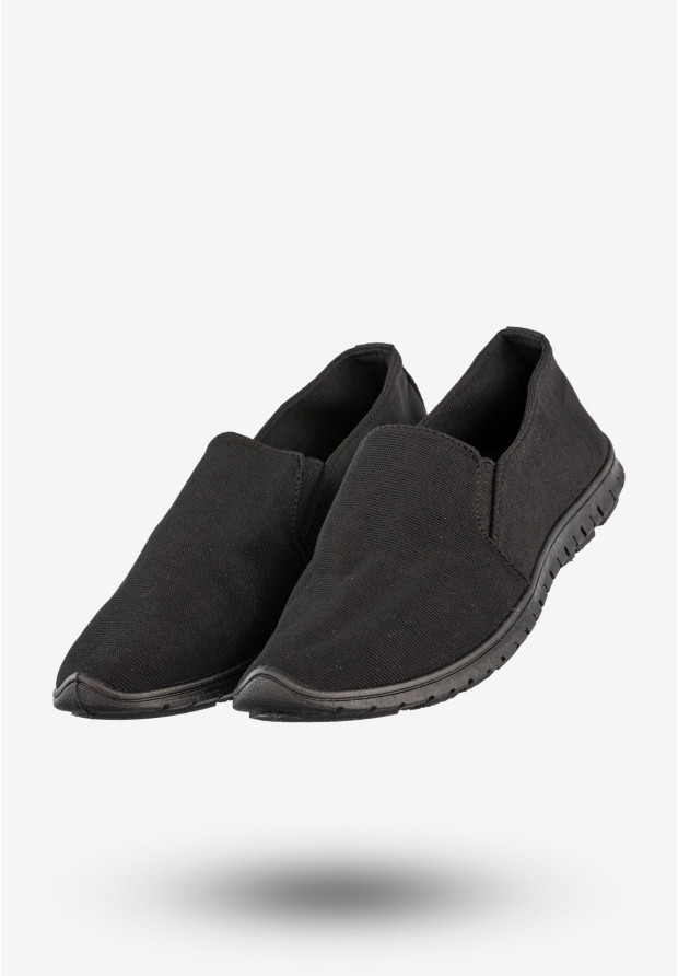 Sneakersy Damskie Wsuwane Buty Sportowe Półbuty Czarne Bella Paris CB859