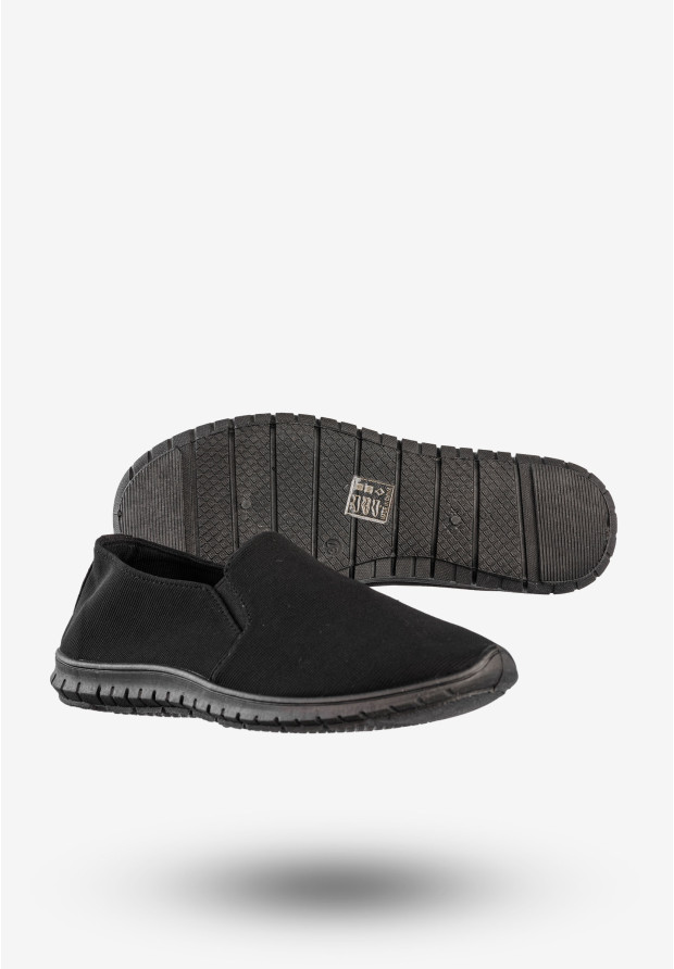 Sneakersy Damskie Wsuwane Buty Sportowe Półbuty Czarne Bella Paris CB859