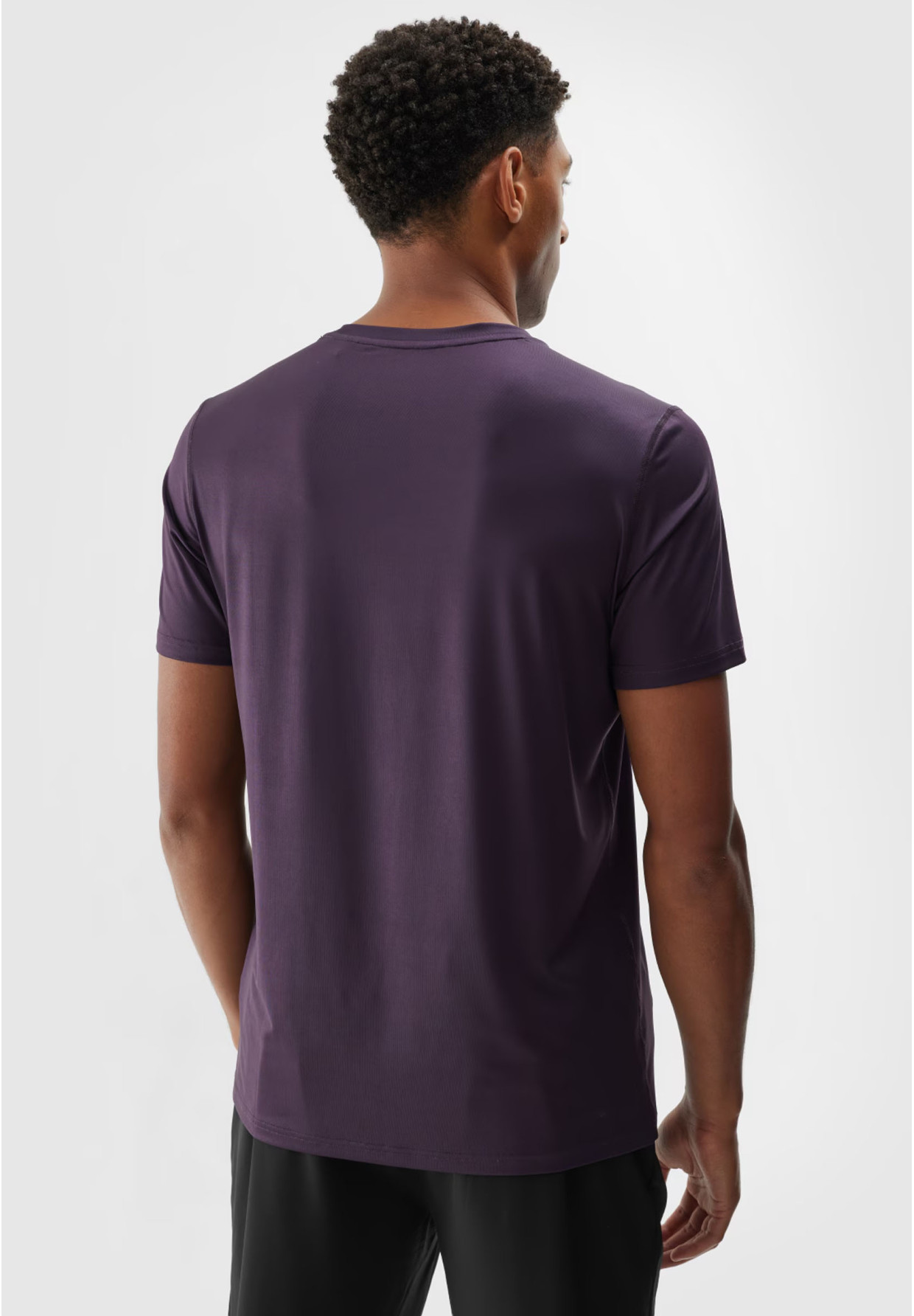 Koszulka Męska 4F T-shirt Treningowy Fioletowy 4FWAW24TFTSM0999