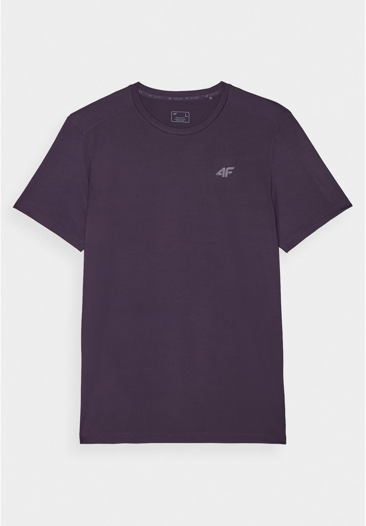Koszulka Męska 4F T-shirt Treningowy Fioletowy 4FWAW24TFTSM0999