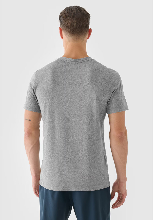 Koszulka Męska 4F T-shirt Treningowy Szary 4FWAW24TFTSM1003