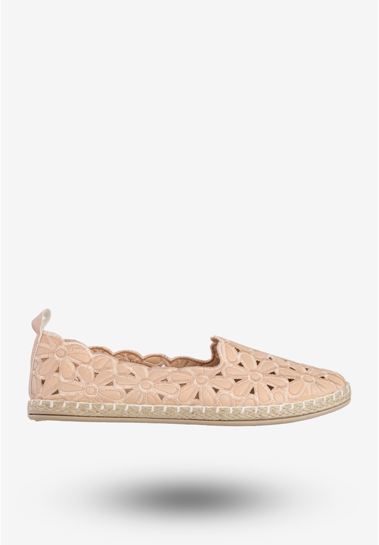Baleriny Damskie Espadryle Eleganckie Buty Beżowe Potocki 24-16008BG