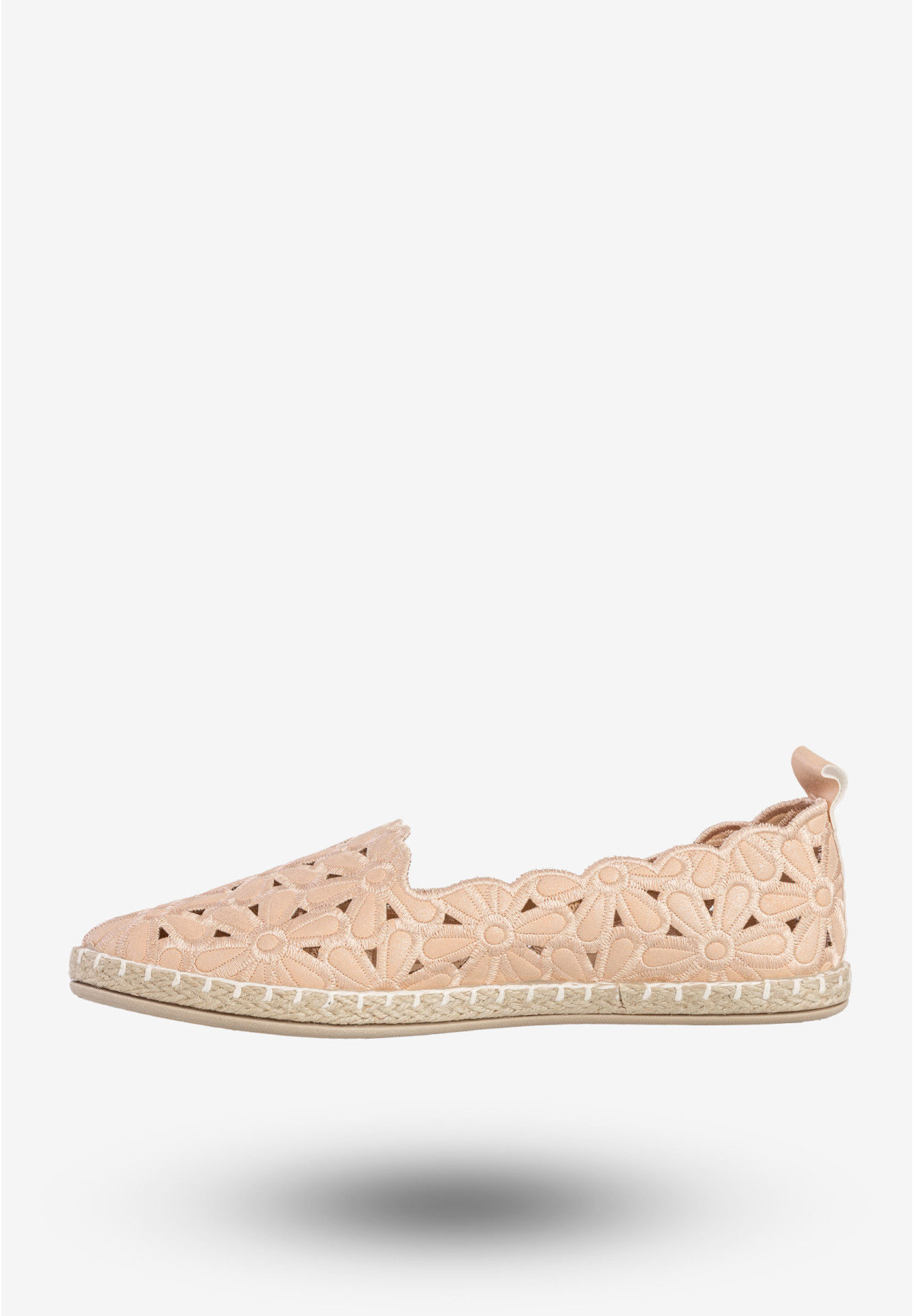 Baleriny Damskie Espadryle Eleganckie Buty Beżowe Potocki 24-16008BG