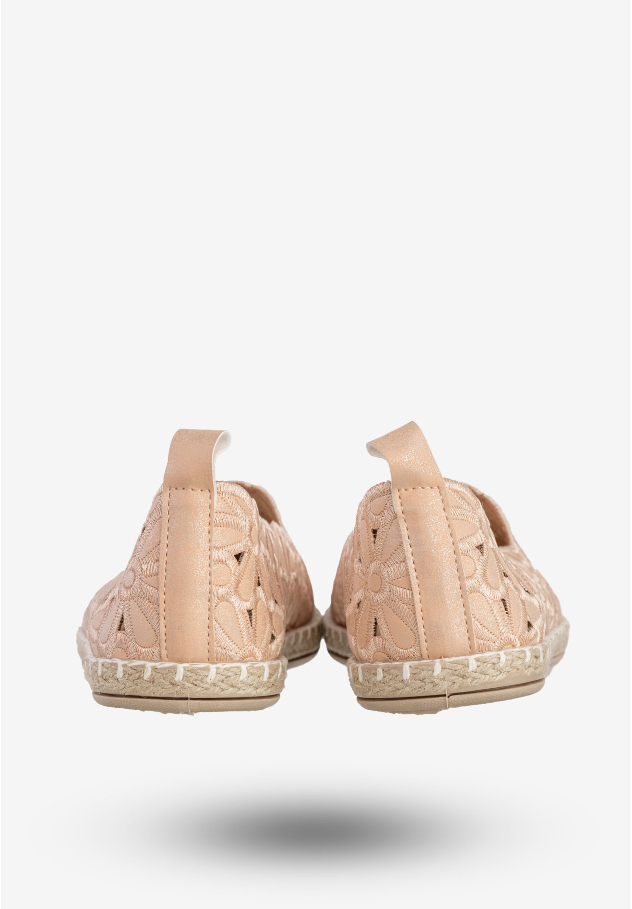 Baleriny Damskie Espadryle Eleganckie Buty Beżowe Potocki 24-16008BG