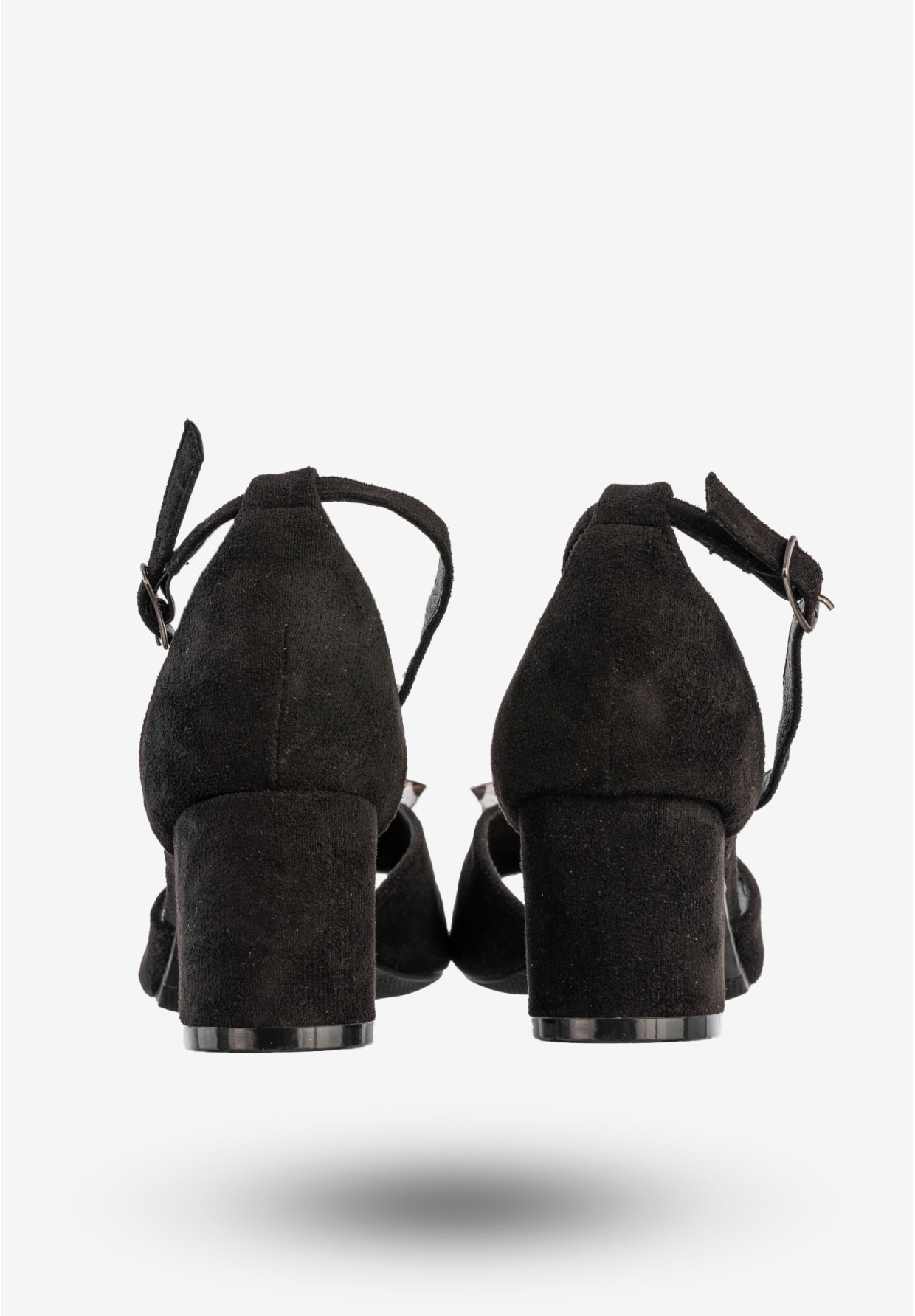 Sandały Damskie Eleganckie Buty Na Obcasie Czarne Potocki 23-20019BK