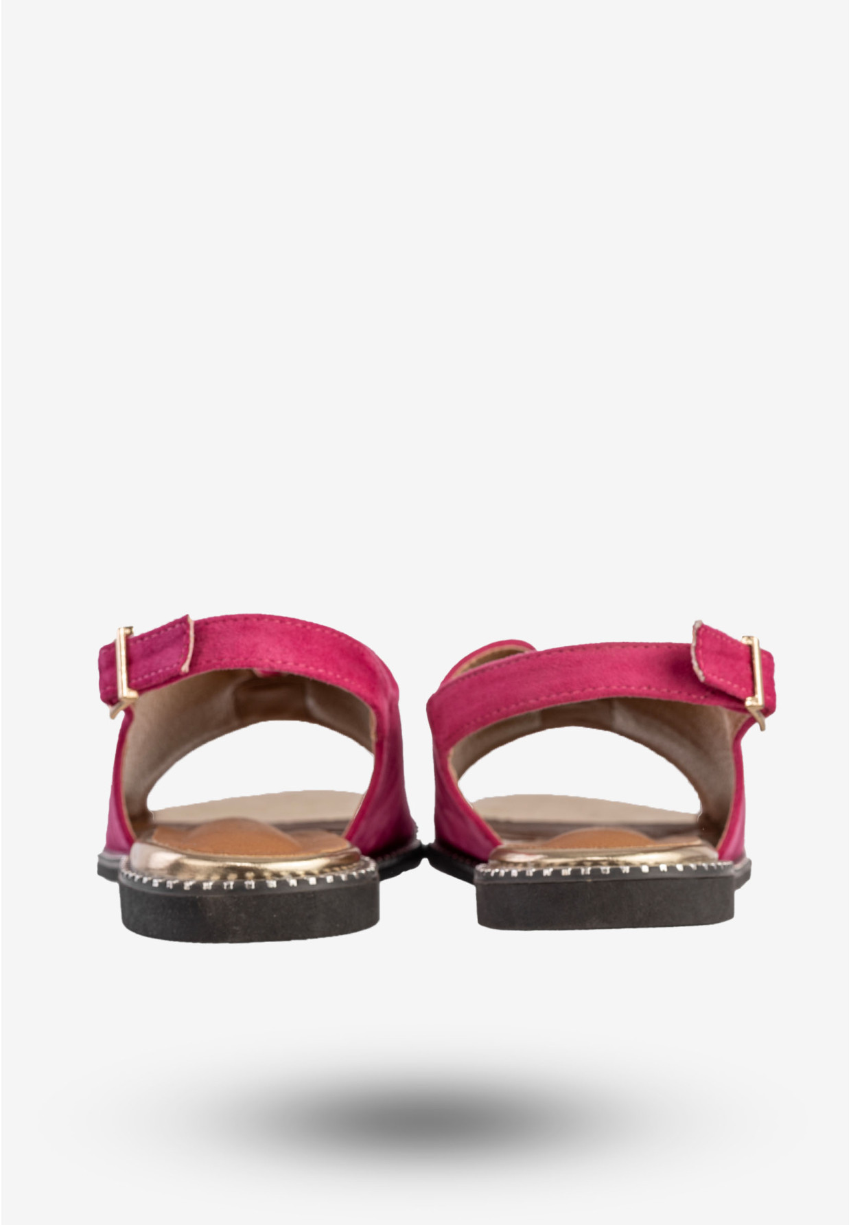 Sandały Damskie Buty Stylowe Eleganckie Fuksja Potocki 24-47306FU